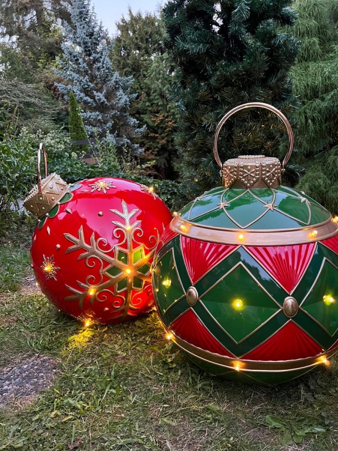 Huge Floor Christmas Decor Ball