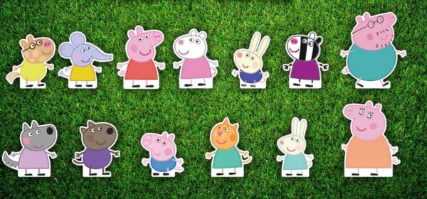 Peppa Pig cutouts