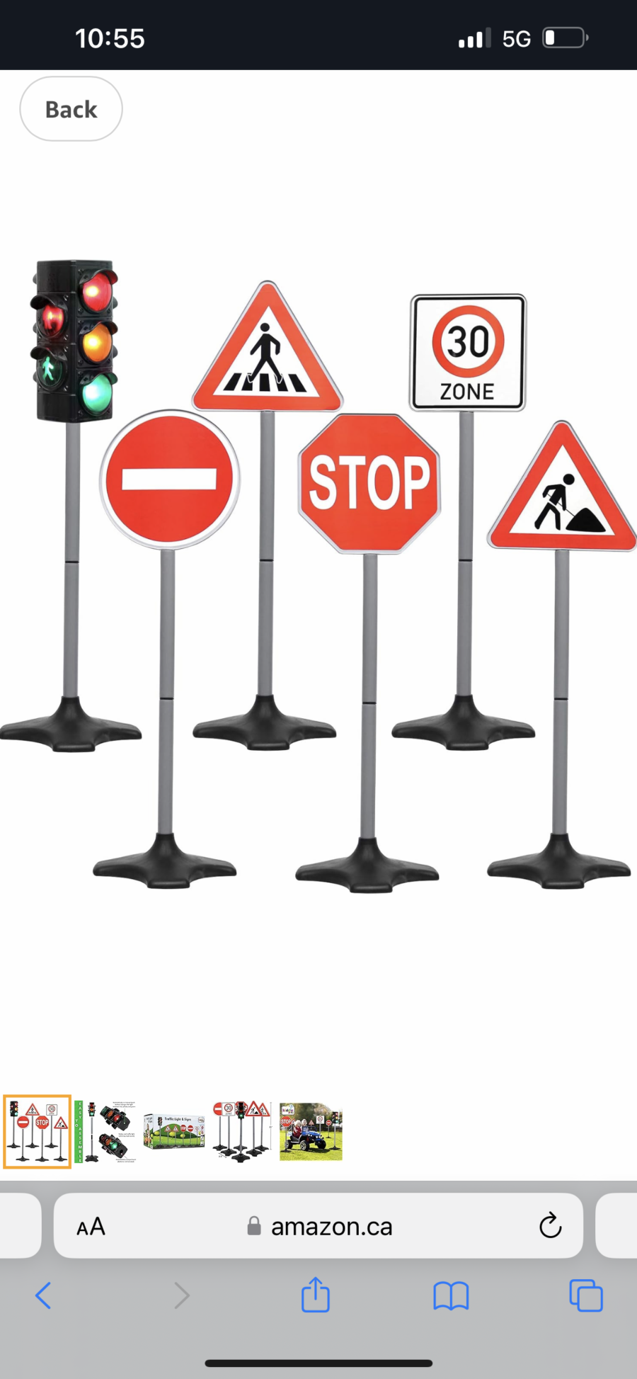 Traffic signs set